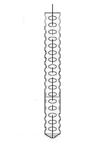 Double bar MG8 13 Engraved SS rods scriber - J Bee Enterprises